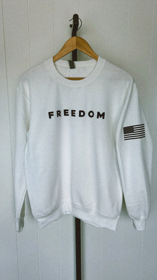 Charlie Kirk FREEDOM crewneck