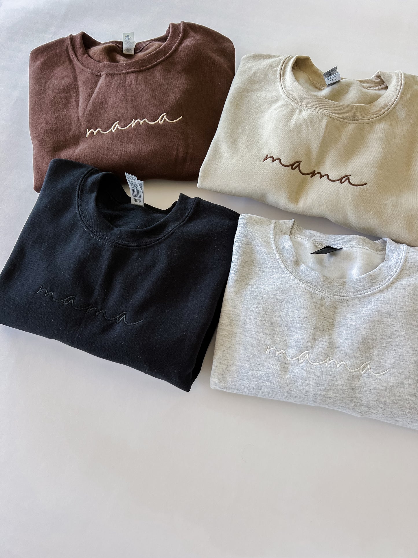 Embroidered Mama Crewneck