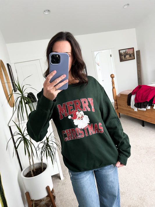 Merry Christmas Santa - CREWNECK
