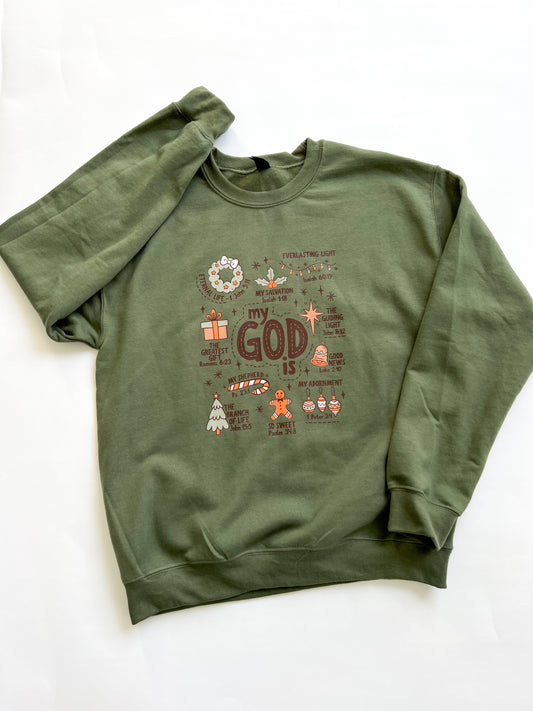 God Is... Adult Version - CREWNECK