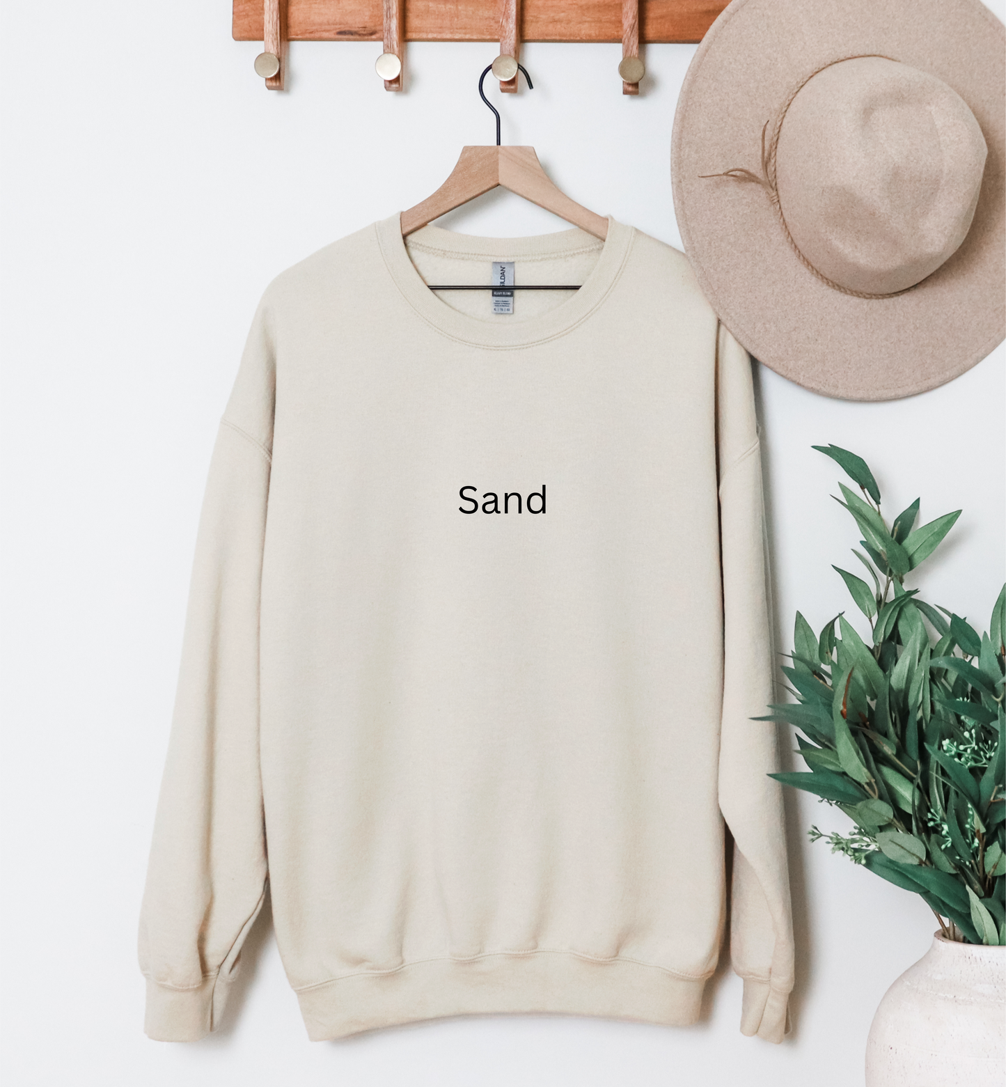 Embroidered Saved By Grace - CREWNECK