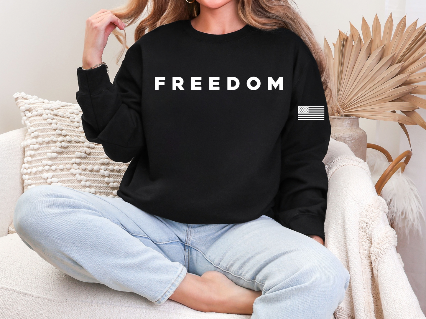 Charlie Kirk FREEDOM crewneck