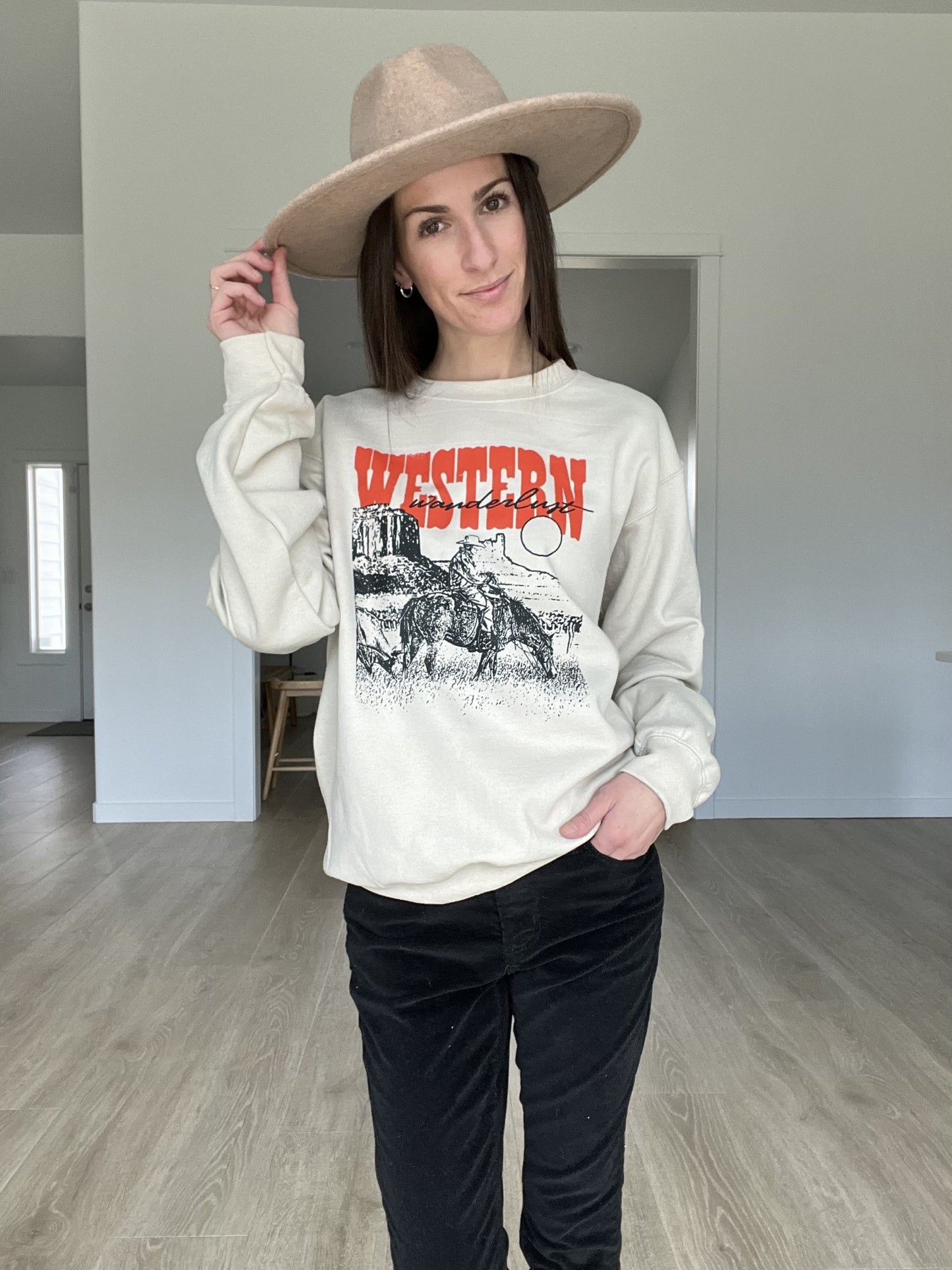 Western Wanderlust - CREWNECK SWEATSHIRT